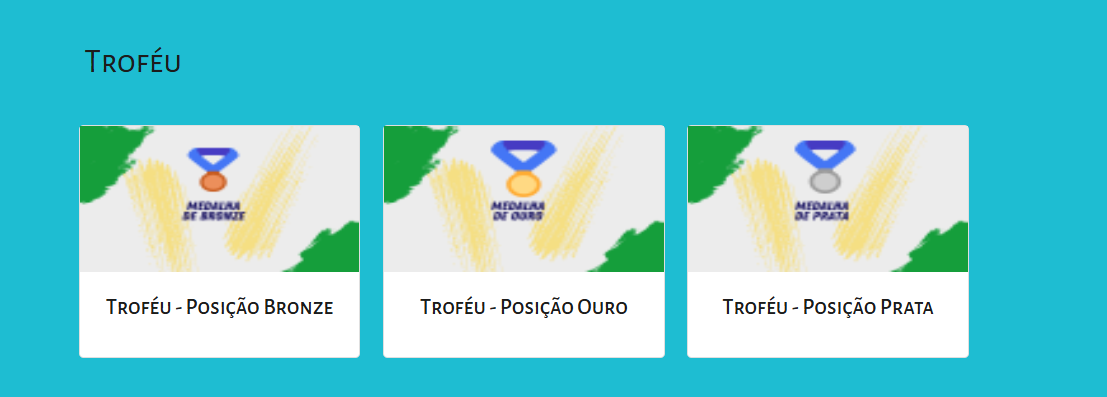 P&aacute;gina de Trof&eacute;us no Portal do Aluno